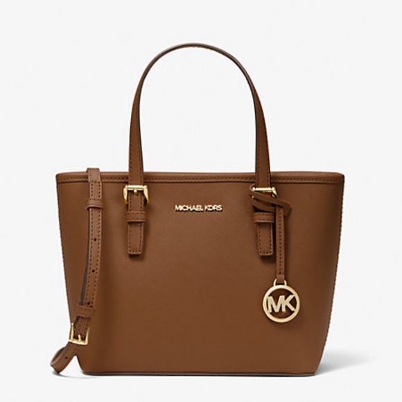 MICHAEL KORS
Jet Set Travel Extra-Small Saffiano Leather Top-Zip Tote 
Luggage - Picture 8 of 16